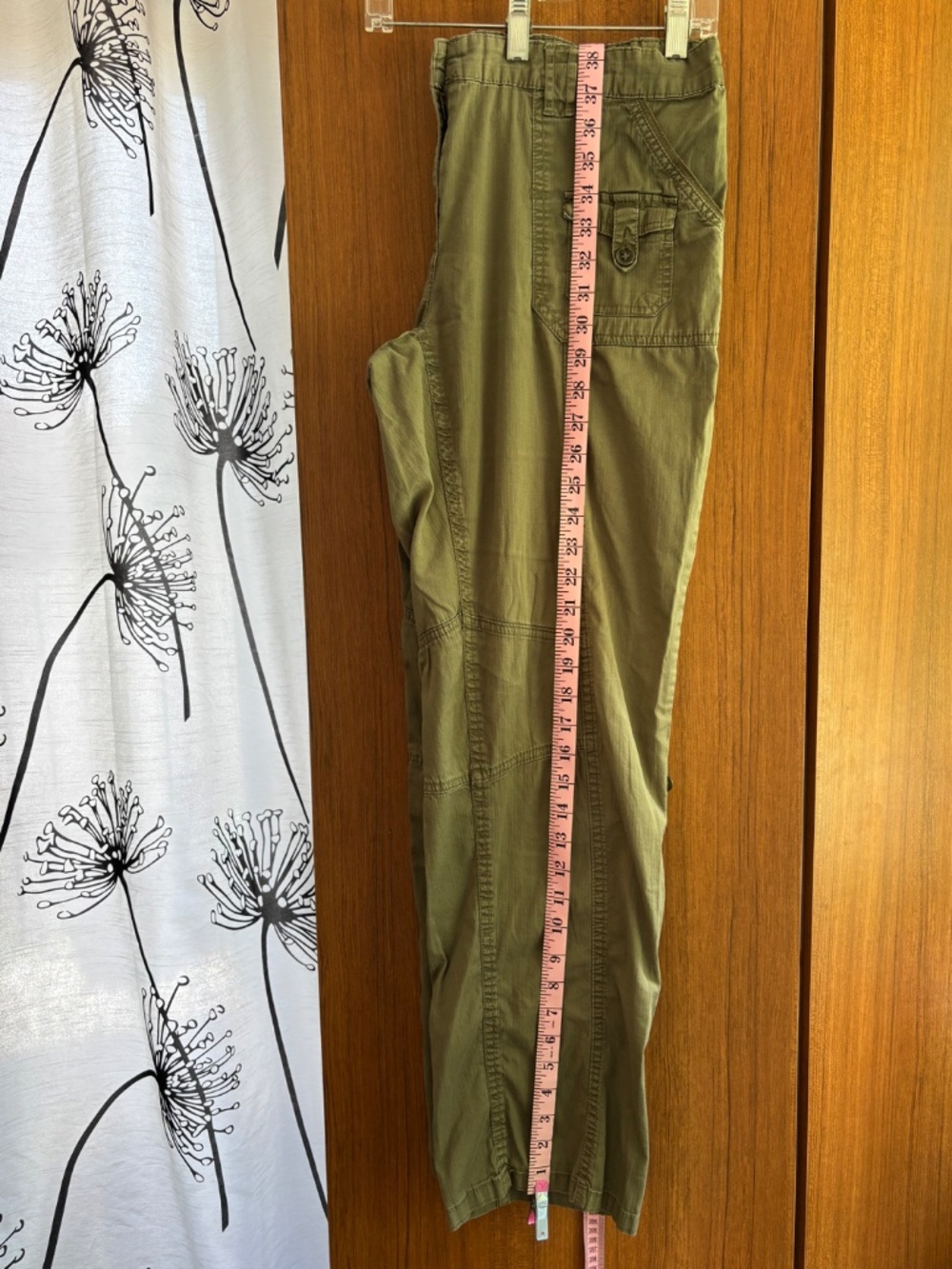 Reitmans Olive Green Cargo Utility Pants Multi Pocket Size 11 - Picture 8 of 9